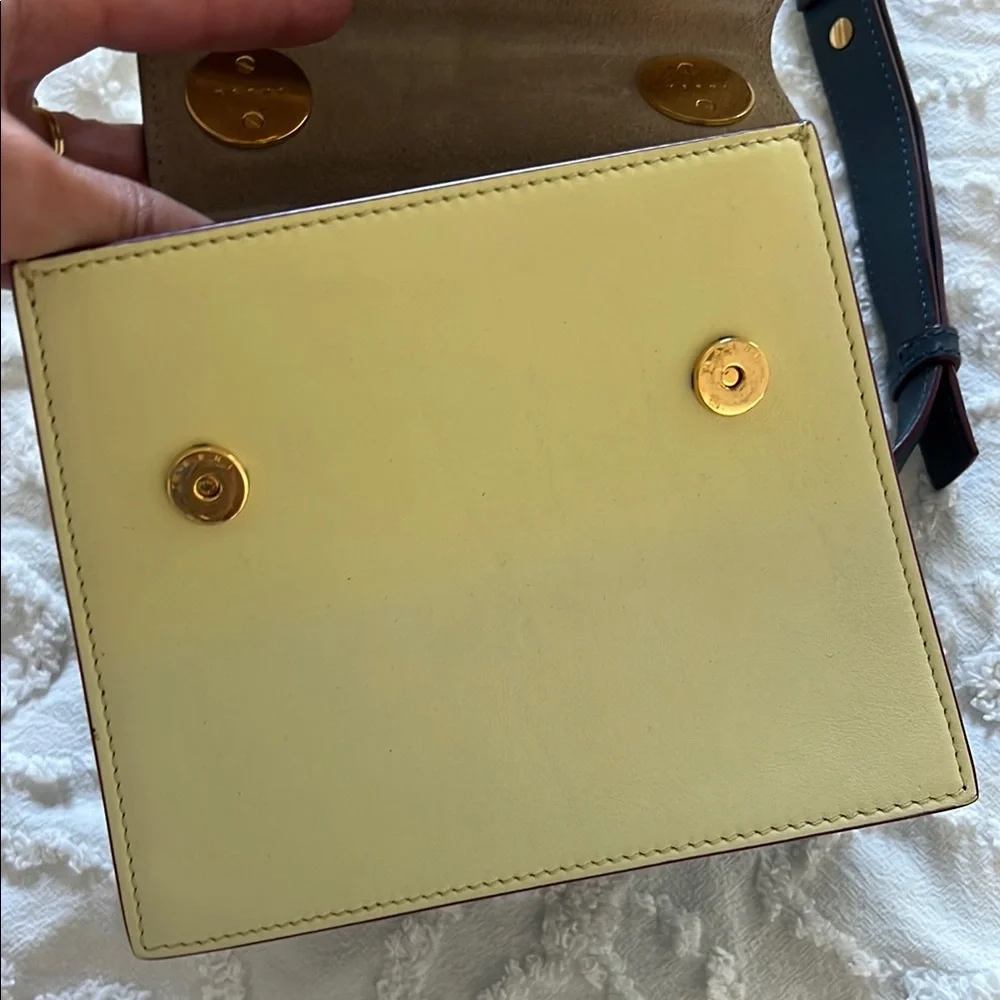 Elegant Cream and Blue Women's Bag - Picture 5 of 12